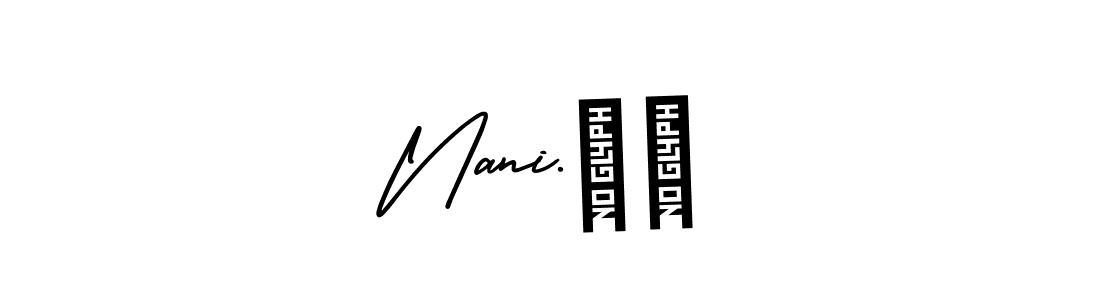 AmerikaSignatureDemo-Regular is a professional signature style that is perfect for those who want to add a touch of class to their signature. It is also a great choice for those who want to make their signature more unique. Get Nani.❤️ name to fancy signature for free. Nani.❤️ signature style 3 images and pictures png