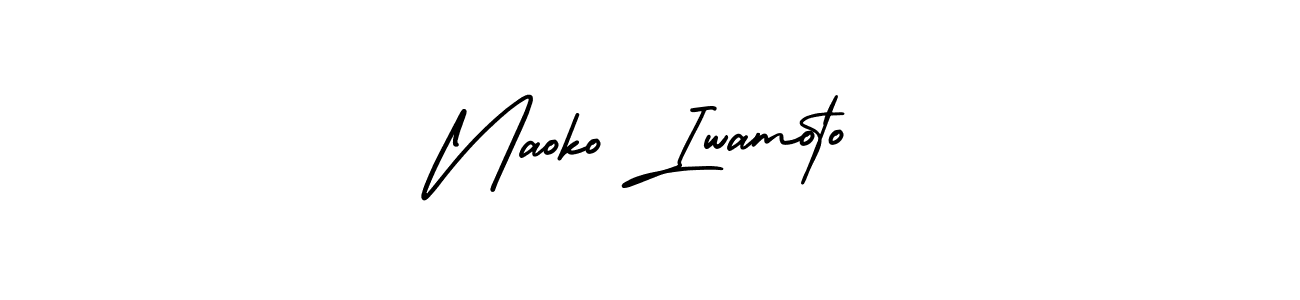 Also You can easily find your signature by using the search form. We will create Naoko Iwamoto name handwritten signature images for you free of cost using AmerikaSignatureDemo-Regular sign style. Naoko Iwamoto signature style 3 images and pictures png