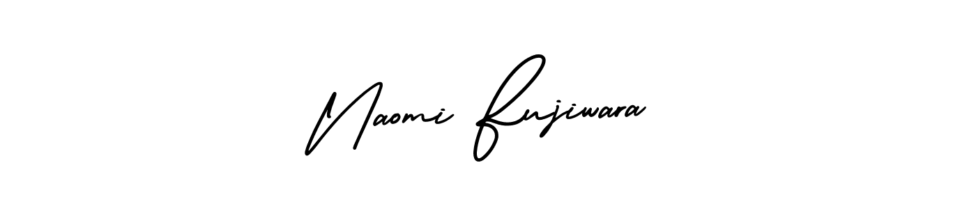 Create a beautiful signature design for name Naomi Fujiwara. With this signature (AmerikaSignatureDemo-Regular) fonts, you can make a handwritten signature for free. Naomi Fujiwara signature style 3 images and pictures png