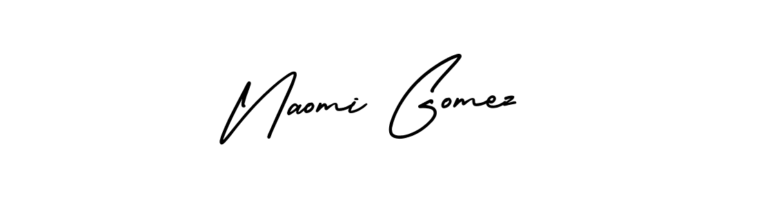 This is the best signature style for the Naomi Gomez name. Also you like these signature font (AmerikaSignatureDemo-Regular). Mix name signature. Naomi Gomez signature style 3 images and pictures png