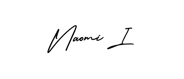 if you are searching for the best signature style for your name Naomi I. so please give up your signature search. here we have designed multiple signature styles  using AmerikaSignatureDemo-Regular. Naomi I signature style 3 images and pictures png