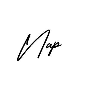 The best way (AmerikaSignatureDemo-Regular) to make a short signature is to pick only two or three words in your name. The name Nap include a total of six letters. For converting this name. Nap signature style 3 images and pictures png