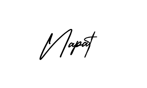 Also we have Napat name is the best signature style. Create professional handwritten signature collection using AmerikaSignatureDemo-Regular autograph style. Napat signature style 3 images and pictures png