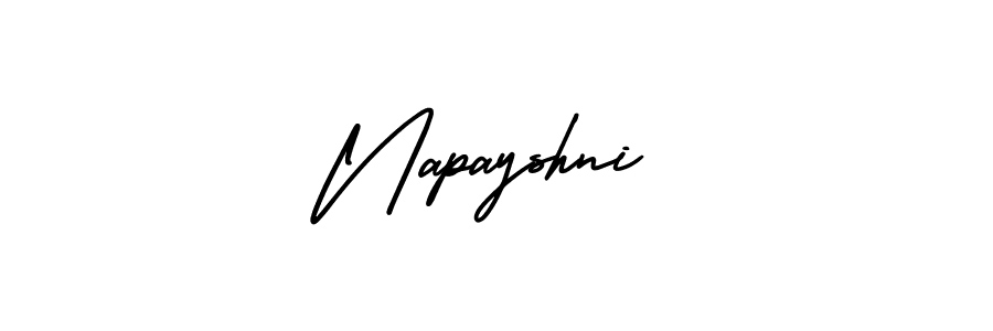 How to Draw Napayshni signature style? AmerikaSignatureDemo-Regular is a latest design signature styles for name Napayshni. Napayshni signature style 3 images and pictures png