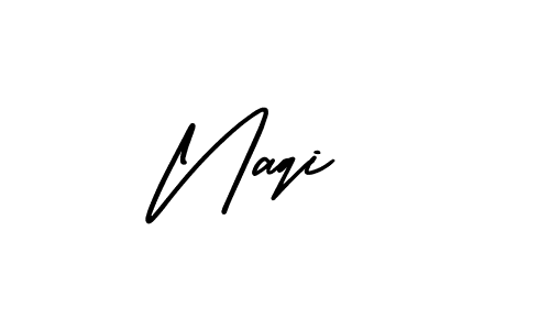 Also You can easily find your signature by using the search form. We will create Naqi  name handwritten signature images for you free of cost using AmerikaSignatureDemo-Regular sign style. Naqi  signature style 3 images and pictures png