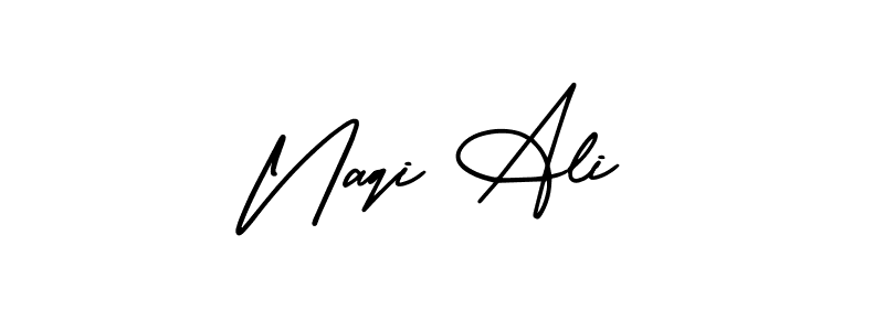 Best and Professional Signature Style for Naqi Ali. AmerikaSignatureDemo-Regular Best Signature Style Collection. Naqi Ali signature style 3 images and pictures png