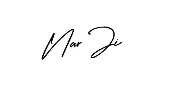 Also we have Nar Ji name is the best signature style. Create professional handwritten signature collection using AmerikaSignatureDemo-Regular autograph style. Nar Ji signature style 3 images and pictures png