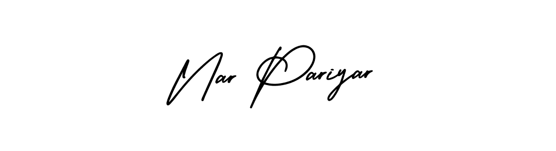 You can use this online signature creator to create a handwritten signature for the name Nar Pariyar. This is the best online autograph maker. Nar Pariyar signature style 3 images and pictures png