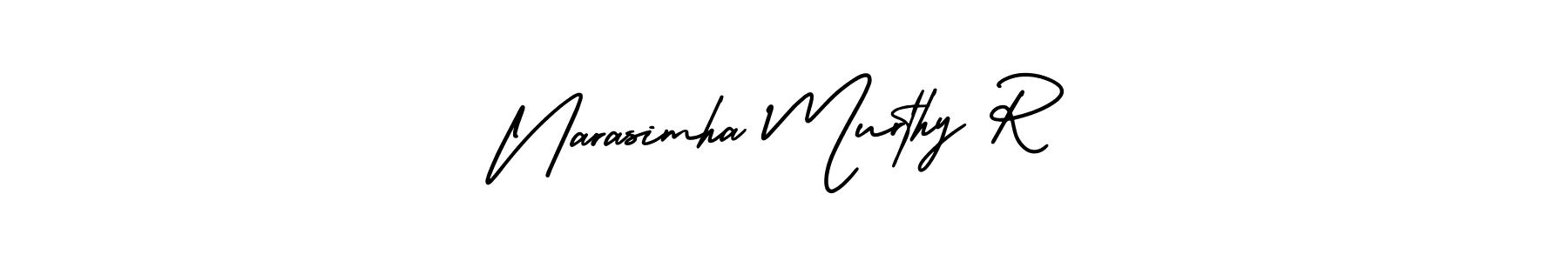 if you are searching for the best signature style for your name Narasimha Murthy R. so please give up your signature search. here we have designed multiple signature styles  using AmerikaSignatureDemo-Regular. Narasimha Murthy R signature style 3 images and pictures png