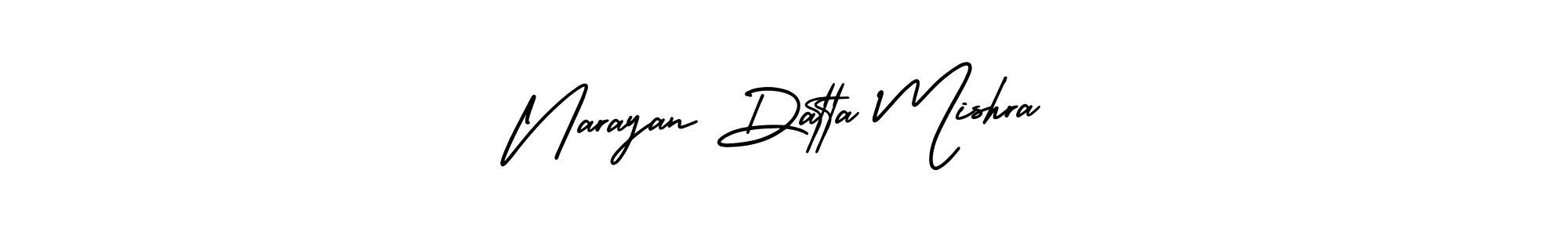 Create a beautiful signature design for name Narayan Datta Mishra. With this signature (AmerikaSignatureDemo-Regular) fonts, you can make a handwritten signature for free. Narayan Datta Mishra signature style 3 images and pictures png