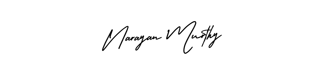 The best way (AmerikaSignatureDemo-Regular) to make a short signature is to pick only two or three words in your name. The name Narayan Murthy include a total of six letters. For converting this name. Narayan Murthy signature style 3 images and pictures png