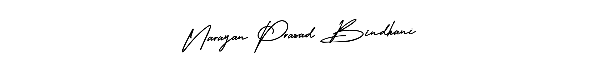 Create a beautiful signature design for name Narayan Prasad Bindhani. With this signature (AmerikaSignatureDemo-Regular) fonts, you can make a handwritten signature for free. Narayan Prasad Bindhani signature style 3 images and pictures png
