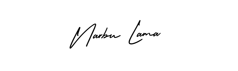 Best and Professional Signature Style for Narbu Lama. AmerikaSignatureDemo-Regular Best Signature Style Collection. Narbu Lama signature style 3 images and pictures png