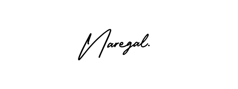 Use a signature maker to create a handwritten signature online. With this signature software, you can design (AmerikaSignatureDemo-Regular) your own signature for name Naregal.. Naregal. signature style 3 images and pictures png