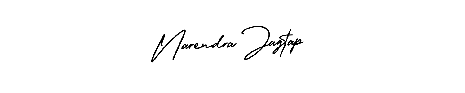 How to make Narendra Jagtap signature? AmerikaSignatureDemo-Regular is a professional autograph style. Create handwritten signature for Narendra Jagtap name. Narendra Jagtap signature style 3 images and pictures png