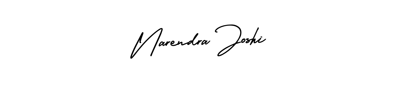 Create a beautiful signature design for name Narendra Joshi. With this signature (AmerikaSignatureDemo-Regular) fonts, you can make a handwritten signature for free. Narendra Joshi signature style 3 images and pictures png