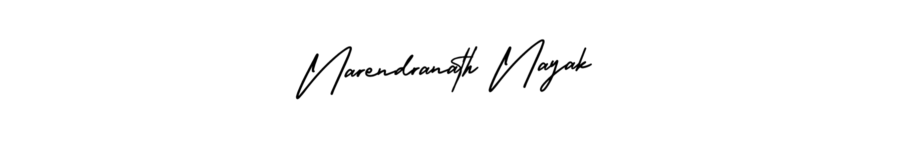 Make a beautiful signature design for name Narendranath Nayak. With this signature (AmerikaSignatureDemo-Regular) style, you can create a handwritten signature for free. Narendranath Nayak signature style 3 images and pictures png