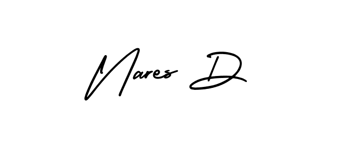 This is the best signature style for the Nares D name. Also you like these signature font (AmerikaSignatureDemo-Regular). Mix name signature. Nares D signature style 3 images and pictures png
