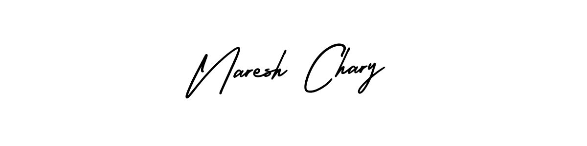 How to make Naresh Chary signature? AmerikaSignatureDemo-Regular is a professional autograph style. Create handwritten signature for Naresh Chary name. Naresh Chary signature style 3 images and pictures png