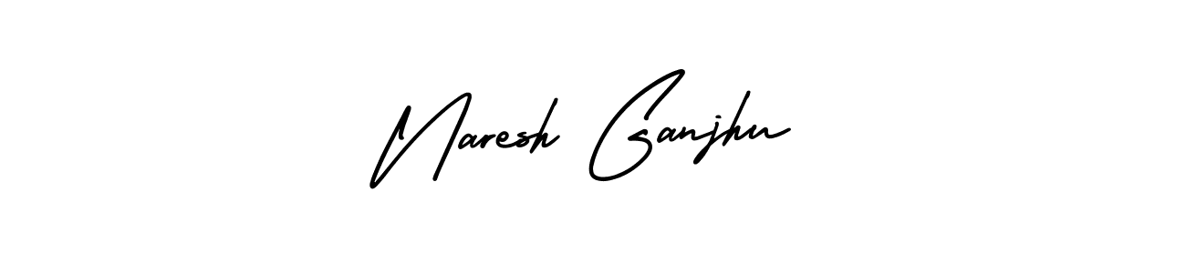 Create a beautiful signature design for name Naresh Ganjhu. With this signature (AmerikaSignatureDemo-Regular) fonts, you can make a handwritten signature for free. Naresh Ganjhu signature style 3 images and pictures png