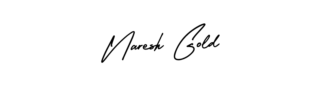 Naresh Gold stylish signature style. Best Handwritten Sign (AmerikaSignatureDemo-Regular) for my name. Handwritten Signature Collection Ideas for my name Naresh Gold. Naresh Gold signature style 3 images and pictures png