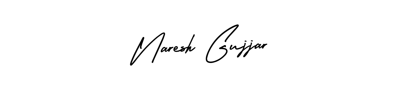 This is the best signature style for the Naresh Gujjar name. Also you like these signature font (AmerikaSignatureDemo-Regular). Mix name signature. Naresh Gujjar signature style 3 images and pictures png