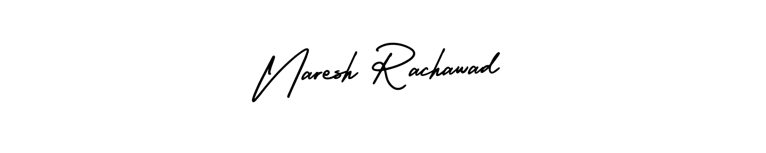 if you are searching for the best signature style for your name Naresh Rachawad. so please give up your signature search. here we have designed multiple signature styles  using AmerikaSignatureDemo-Regular. Naresh Rachawad signature style 3 images and pictures png