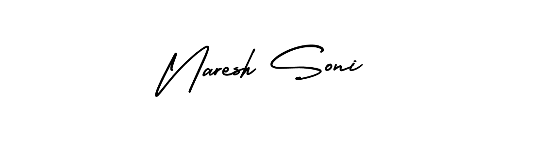 Best and Professional Signature Style for Naresh Soni. AmerikaSignatureDemo-Regular Best Signature Style Collection. Naresh Soni signature style 3 images and pictures png