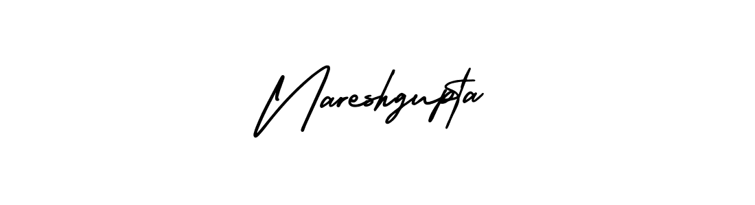 Design your own signature with our free online signature maker. With this signature software, you can create a handwritten (AmerikaSignatureDemo-Regular) signature for name Nareshgupta. Nareshgupta signature style 3 images and pictures png