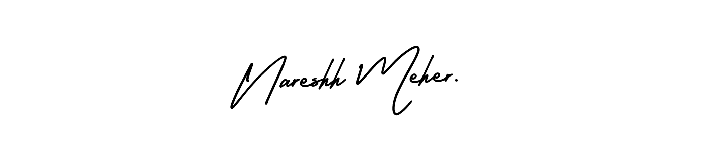 Similarly AmerikaSignatureDemo-Regular is the best handwritten signature design. Signature creator online .You can use it as an online autograph creator for name Nareshh Meher.. Nareshh Meher. signature style 3 images and pictures png