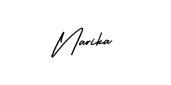 It looks lik you need a new signature style for name Narika. Design unique handwritten (AmerikaSignatureDemo-Regular) signature with our free signature maker in just a few clicks. Narika signature style 3 images and pictures png