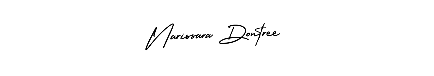 See photos of Narissara Dontree official signature by Spectra . Check more albums & portfolios. Read reviews & check more about AmerikaSignatureDemo-Regular font. Narissara Dontree signature style 3 images and pictures png