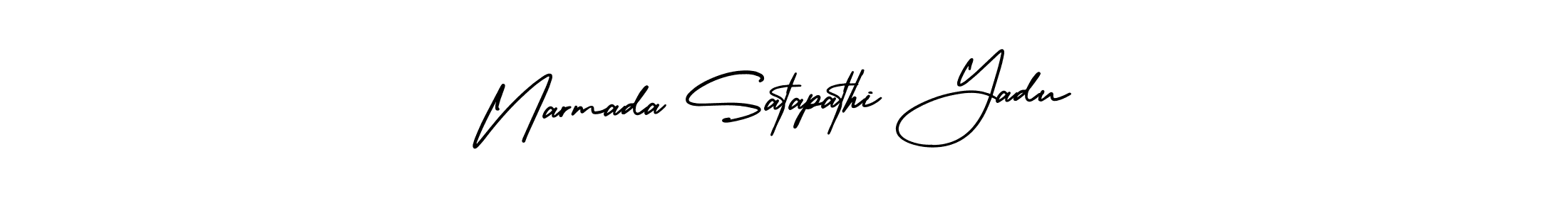 You can use this online signature creator to create a handwritten signature for the name Narmada Satapathi Yadu. This is the best online autograph maker. Narmada Satapathi Yadu signature style 3 images and pictures png