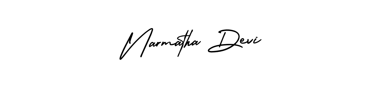 It looks lik you need a new signature style for name Narmatha Devi. Design unique handwritten (AmerikaSignatureDemo-Regular) signature with our free signature maker in just a few clicks. Narmatha Devi signature style 3 images and pictures png