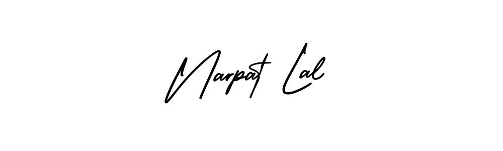 Narpat Lal stylish signature style. Best Handwritten Sign (AmerikaSignatureDemo-Regular) for my name. Handwritten Signature Collection Ideas for my name Narpat Lal. Narpat Lal signature style 3 images and pictures png