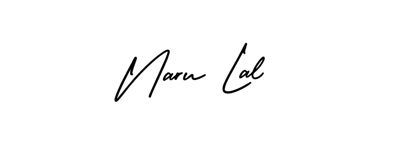 Similarly AmerikaSignatureDemo-Regular is the best handwritten signature design. Signature creator online .You can use it as an online autograph creator for name Naru Lal. Naru Lal signature style 3 images and pictures png