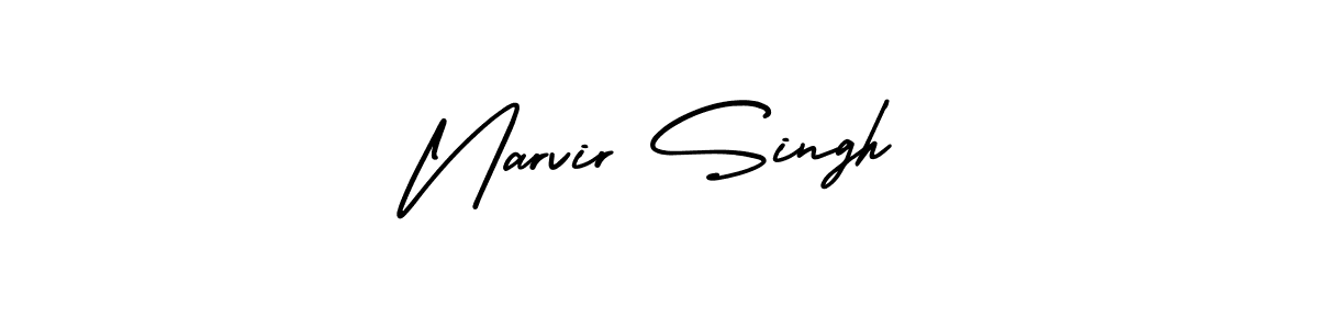 Use a signature maker to create a handwritten signature online. With this signature software, you can design (AmerikaSignatureDemo-Regular) your own signature for name Narvir Singh. Narvir Singh signature style 3 images and pictures png