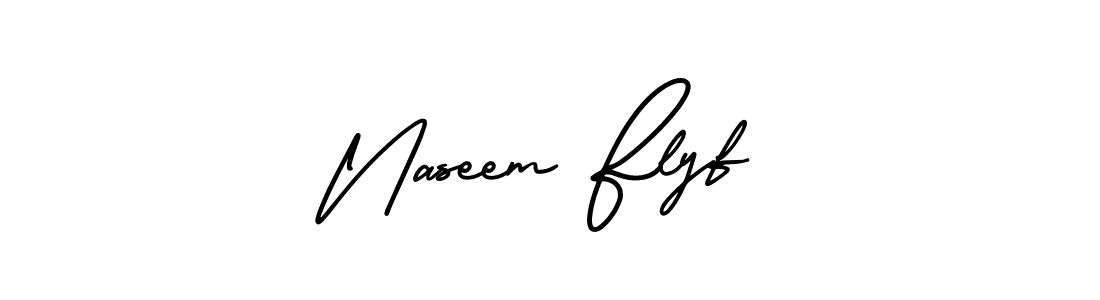 Create a beautiful signature design for name Naseem Flyf. With this signature (AmerikaSignatureDemo-Regular) fonts, you can make a handwritten signature for free. Naseem Flyf signature style 3 images and pictures png