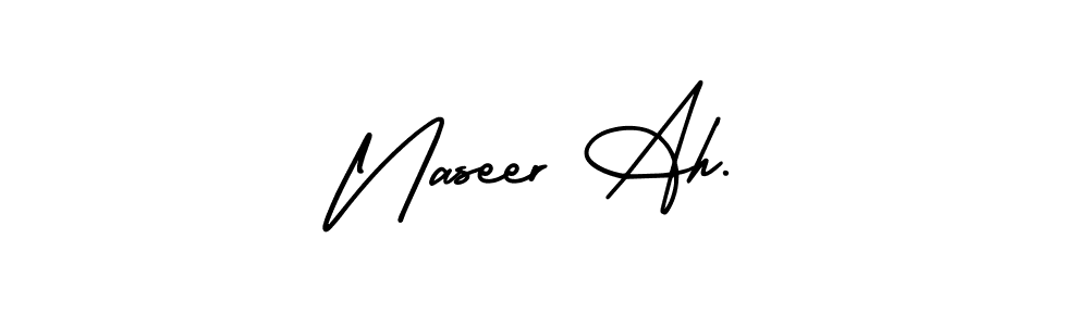 It looks lik you need a new signature style for name Naseer Ah.. Design unique handwritten (AmerikaSignatureDemo-Regular) signature with our free signature maker in just a few clicks. Naseer Ah. signature style 3 images and pictures png