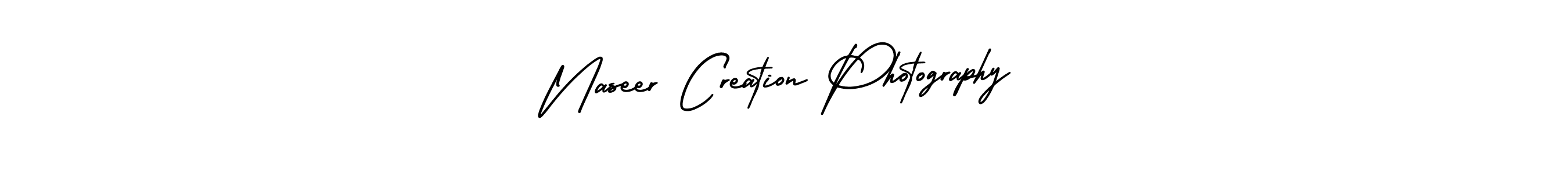 Create a beautiful signature design for name Naseer Creation Photography. With this signature (AmerikaSignatureDemo-Regular) fonts, you can make a handwritten signature for free. Naseer Creation Photography signature style 3 images and pictures png