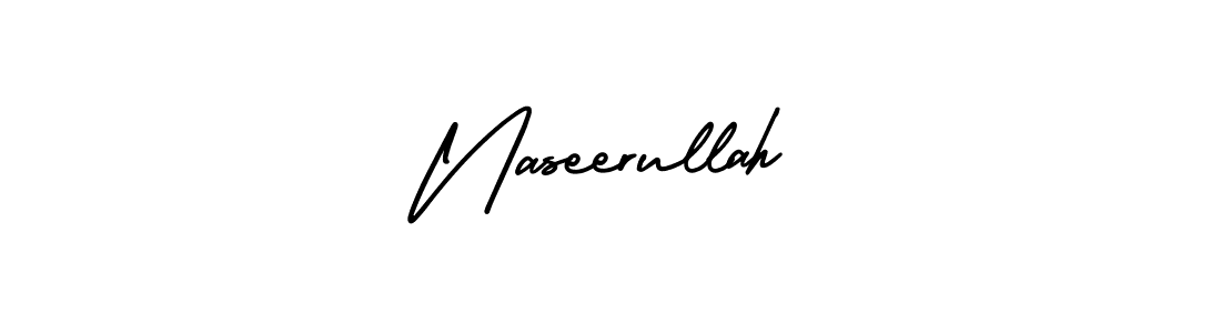 Design your own signature with our free online signature maker. With this signature software, you can create a handwritten (AmerikaSignatureDemo-Regular) signature for name Naseerullah. Naseerullah signature style 3 images and pictures png