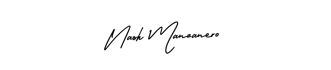 How to Draw Nash Manzanero signature style? AmerikaSignatureDemo-Regular is a latest design signature styles for name Nash Manzanero. Nash Manzanero signature style 3 images and pictures png