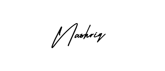 Make a beautiful signature design for name Nashriq. Use this online signature maker to create a handwritten signature for free. Nashriq signature style 3 images and pictures png