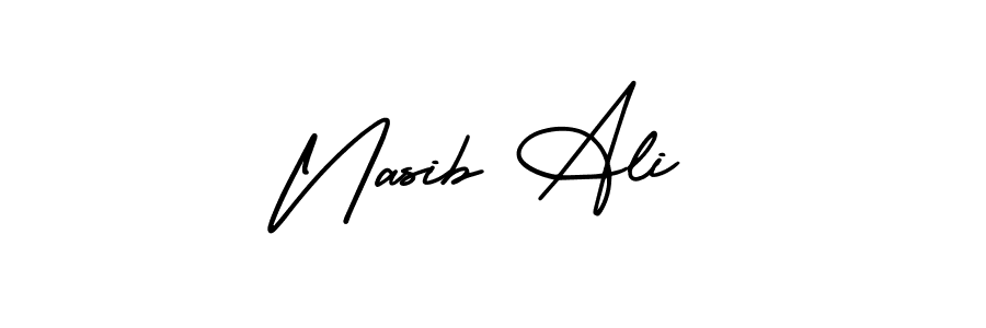 Check out images of Autograph of Nasib Ali name. Actor Nasib Ali Signature Style. AmerikaSignatureDemo-Regular is a professional sign style online. Nasib Ali signature style 3 images and pictures png