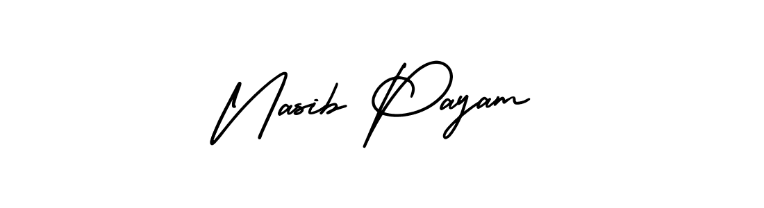 See photos of Nasib Payam official signature by Spectra . Check more albums & portfolios. Read reviews & check more about AmerikaSignatureDemo-Regular font. Nasib Payam signature style 3 images and pictures png