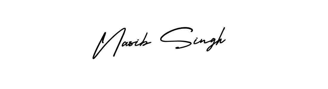 You can use this online signature creator to create a handwritten signature for the name Nasib Singh. This is the best online autograph maker. Nasib Singh signature style 3 images and pictures png