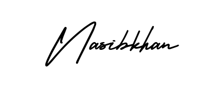 Make a beautiful signature design for name Nasibkhan. Use this online signature maker to create a handwritten signature for free. Nasibkhan signature style 3 images and pictures png
