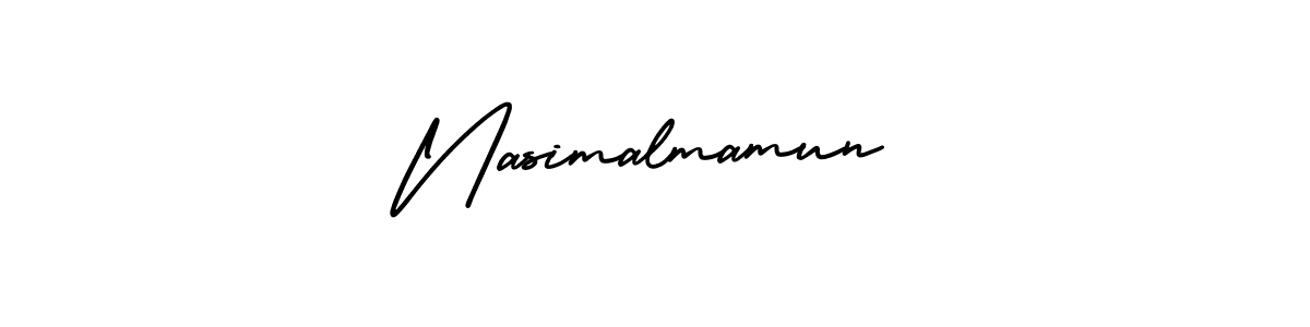 if you are searching for the best signature style for your name Nasimalmamun. so please give up your signature search. here we have designed multiple signature styles  using AmerikaSignatureDemo-Regular. Nasimalmamun signature style 3 images and pictures png