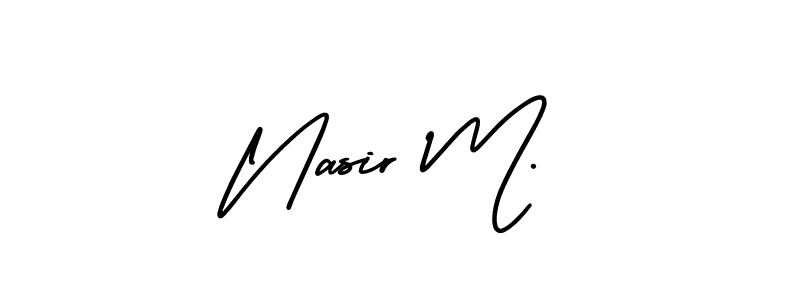 Once you've used our free online signature maker to create your best signature AmerikaSignatureDemo-Regular style, it's time to enjoy all of the benefits that Nasir M. name signing documents. Nasir M. signature style 3 images and pictures png