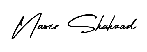 Achieve flawless digital penmanship with Nasir Shahzad name in AmerikaSignatureDemo-Regular font. The perfect tool for creating online signatures. Nasir Shahzad signature style 3 images and pictures png